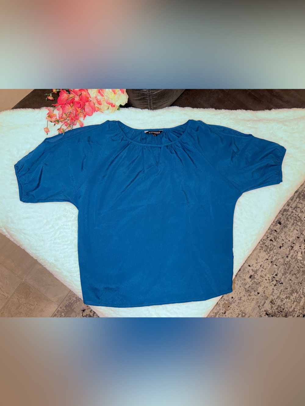 2 x 20$ Express Women's Teal Blue Strapless Camisole